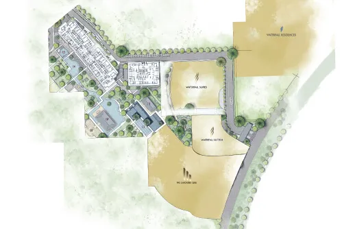 Krisumi Waterfall Residences — Krisumi Waterfall Residences master plan